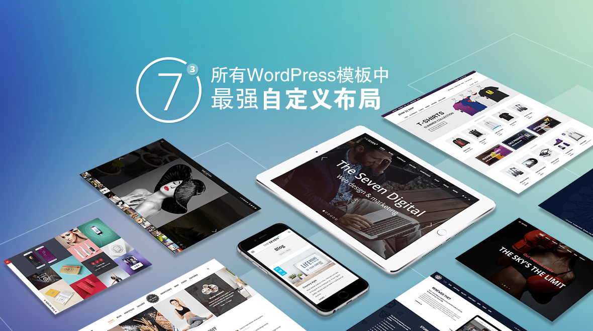 wordpress汉化主题：The7.6汉化版，支持自动更新——正版原封最新主题包+全套最新汉化插件+the7中文视频教程+附赠插件+汉化包+全套demo文件及psd,The7主题汉化版2.jpeg,wordpress主题,第2张